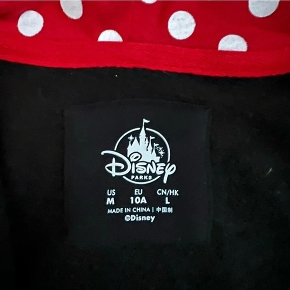 Disney Parks “I Am Minnie Mouse Collection” Zip-up hooded sweatshirt Medium NWOT - Picture 4 of 6